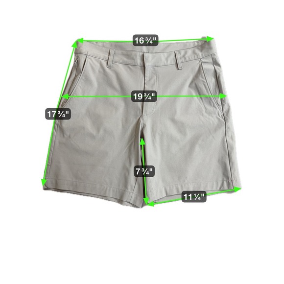 Fabletics Mens‎ Chino Shorts Flat Front Casual Golf Outdoor - Picture 4 of 4